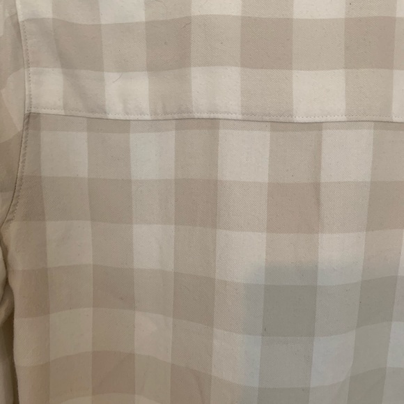 Boyfriend style flannel shirt *light beige colour* - Picture 4 of 5